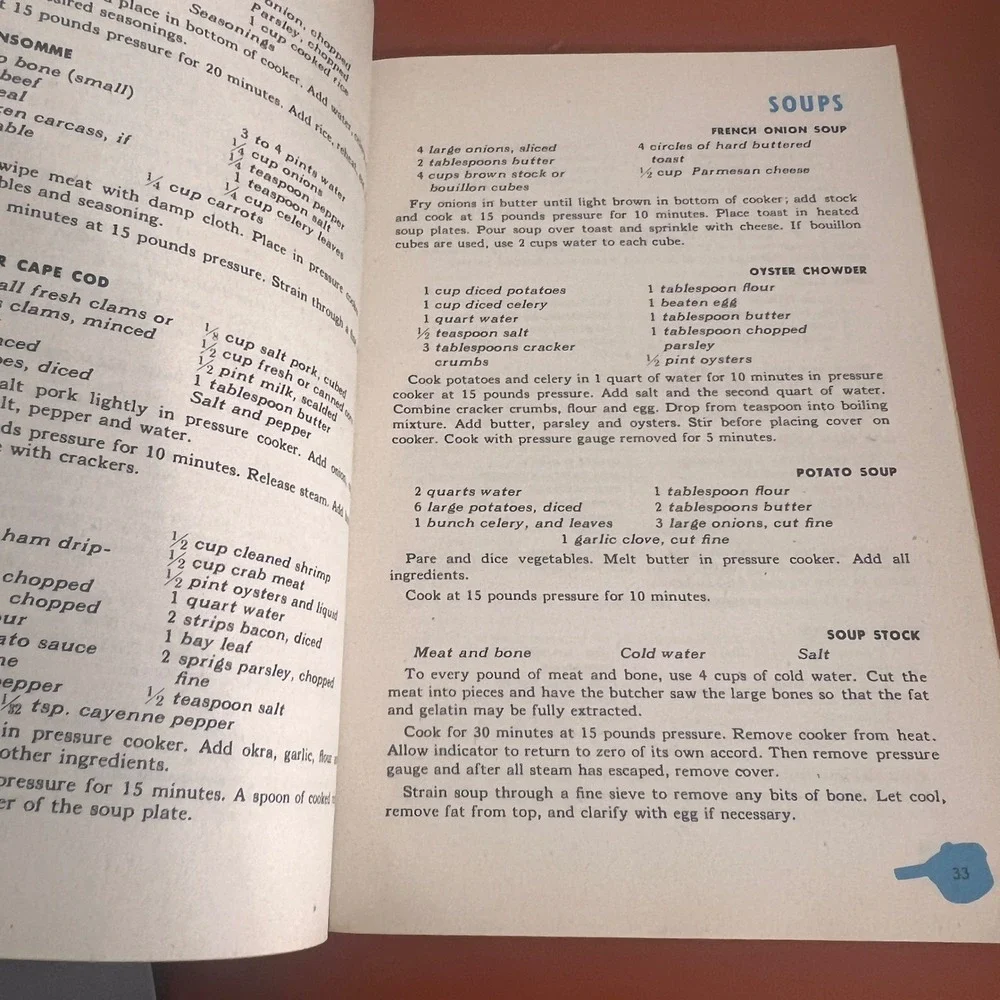 Vintage Maid of Honor Pressure Cooker Instructions Recipes Sears Roebuck Manual